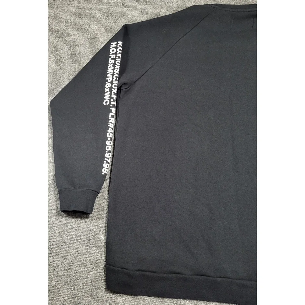 Air Jordan Sportswear Greatest Fleece Crew Black Sweatshirt Men's Size XX-Large